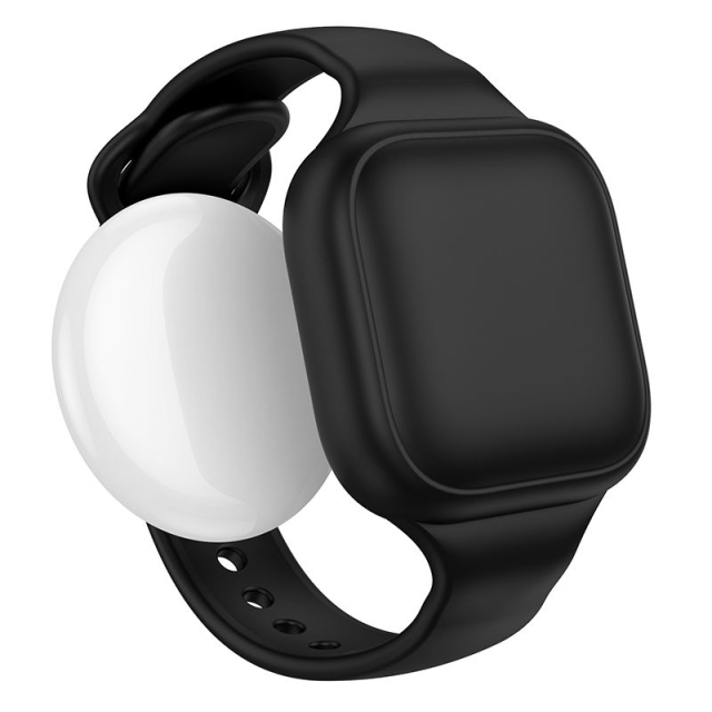 Lokátor kompatibilní s funkcí Apple Find My, náramek Hoco E91E, černý