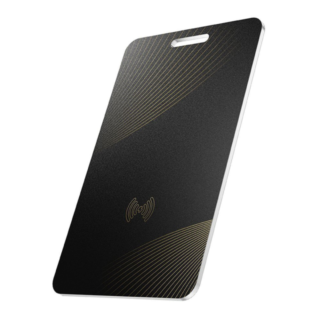 Lokátor kompatibilní s funkcí Apple Find My, ve tvaru karty Hoco, model E92, černý