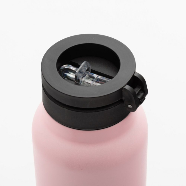 Magnetický držák kompatibilní s MagSafe s nádobou o objemu 750 ml, růžový