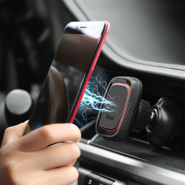 Magnetický držák na auto Hoco do ventilace CA23, černý