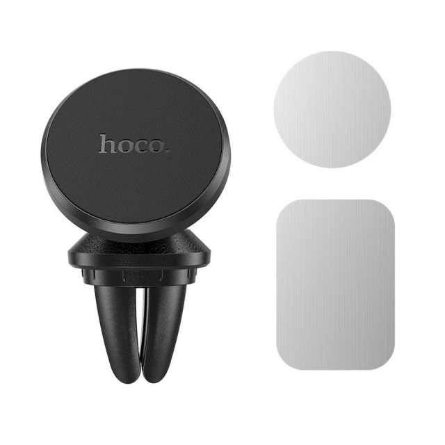 Magnetický držák na mobil do auta Hoco do ventilace CA81, černý