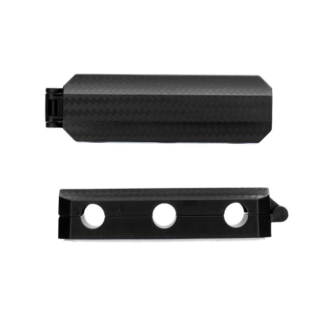 Magnetický samolepicí organizér Blue Star PJ-OCZ5 pro 3 kabely – černý (2 ks)