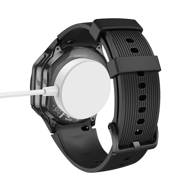 Nabíjecí kabel pro chytré hodinky Hoco, 0,6 m, Y24, bílý