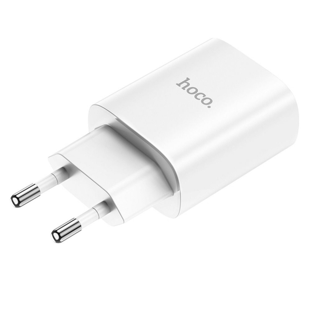 Nabíječka na telefon Hoco USB-C PD 20 W N14, bílá