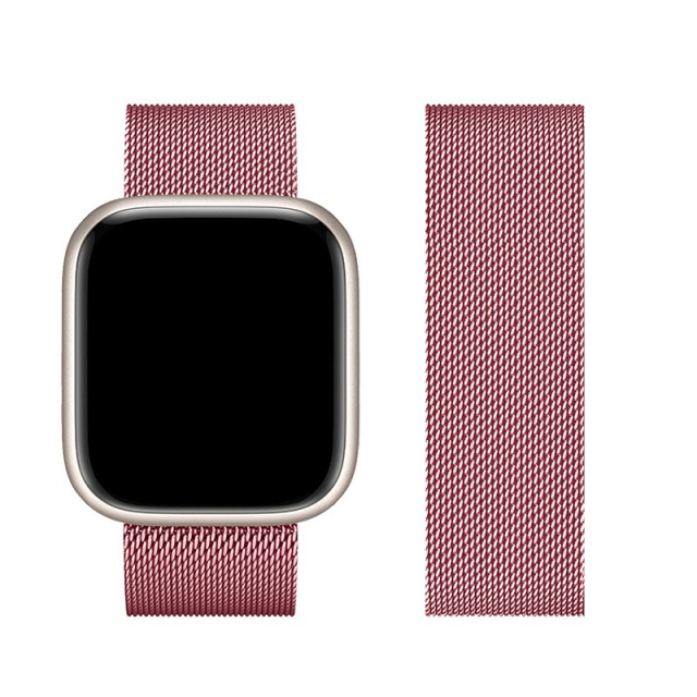 Náramek k hodinkám Apple Watch Forcell F-Design FA03, magnetický, ocelový, 38 / 40 / 41 mm, růžový