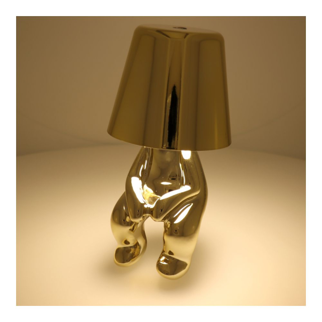 Noční stolní lampa GOLD MAN ve stylu Art Deco (verze 2) MLTL