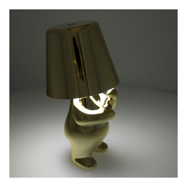 Noční stolní lampa GOLD MAN ve stylu Art Deco (verze 3) MLTL