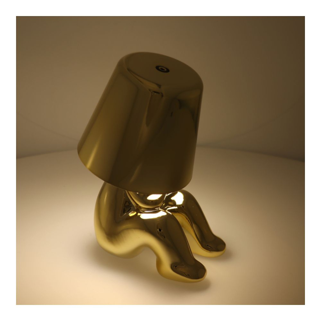 Noční stolní lampa GOLD MAN ve stylu Art Deco (verze 4) MLTL