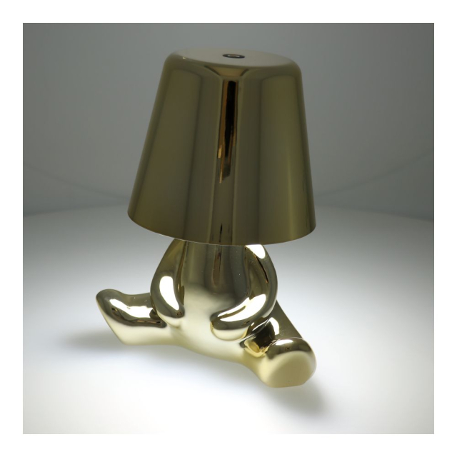 Noční stolní lampa GOLD MAN ve stylu Art Deco (verze 7) MLTL
