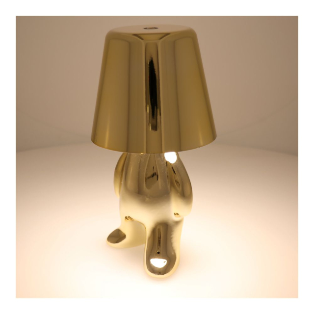 Noční stolní lampa GOLD MAN ve stylu Art Deco (verze 8) MLTL