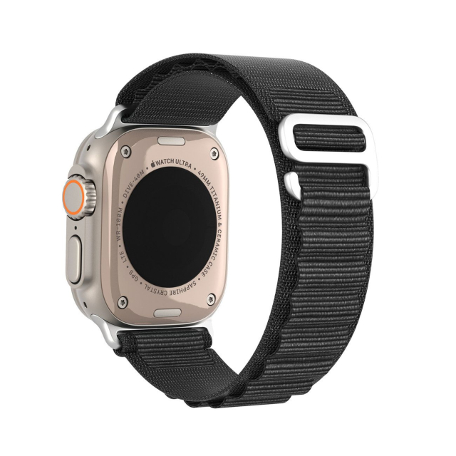 Nylonový řemínek DUX DUCIS GS pro Apple Watch 42 / 44 / 45 / 49 mm, černý