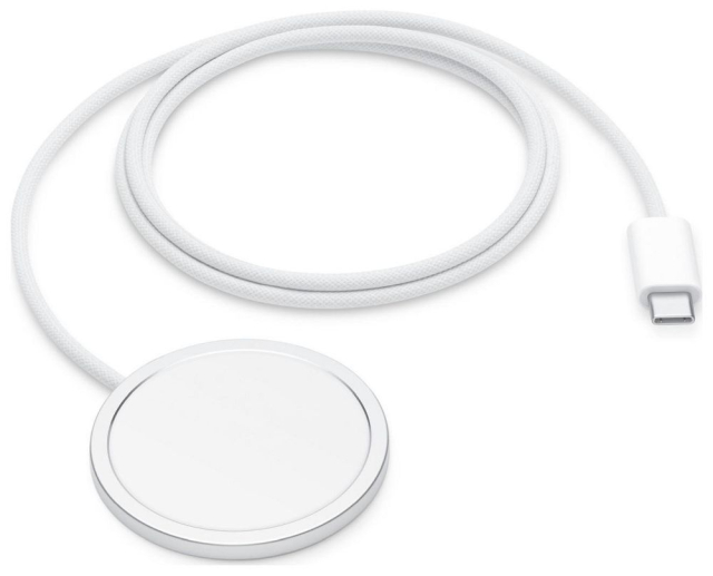 Originální bezdrátová nabíječka Apple 25 W, kompatibilní s Qi 2 a MagSafe, MX6Y3ZM/A A3250, bílá