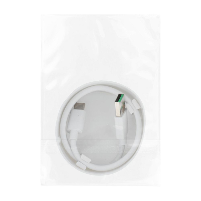 Originální kabel OPPO USB A na Type C 3A DL129, 1 m, bílý, volně balený