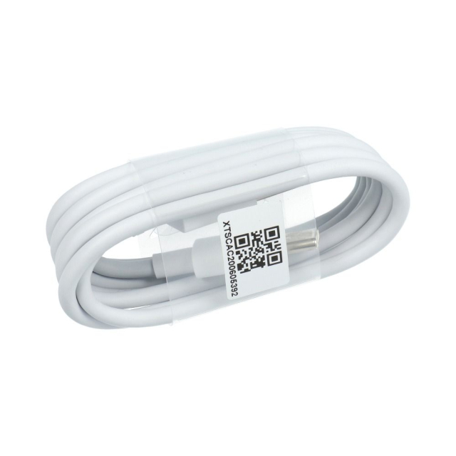 Originální kabel XIAOMI USB A na Type C, 3 A, 1 m, bílý, volně balený
