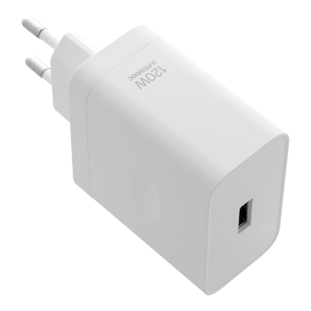 Originální nabíječka OPPO SuperVOOC typu C VCBBOAEH 120 W, bílá, volně balená