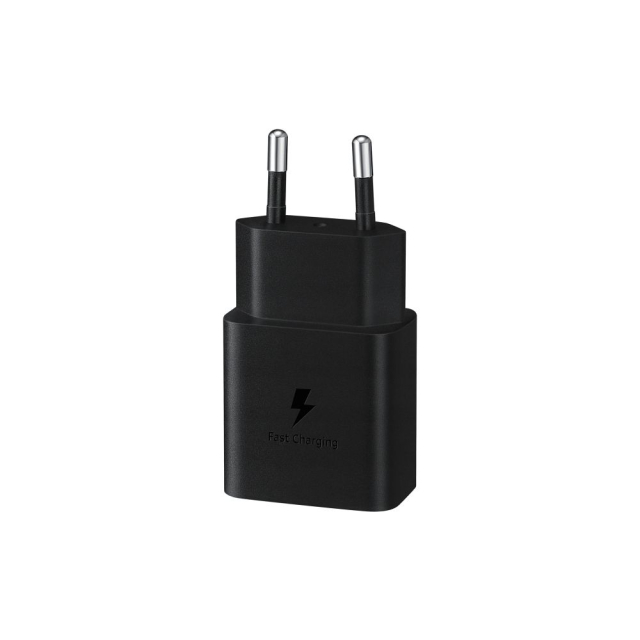 Originální nabíječka SAMSUNG typu C + kabel typu C na typ C, PD 3 A, 15 W, EP-T1510XBEGEU, černá, v blistru