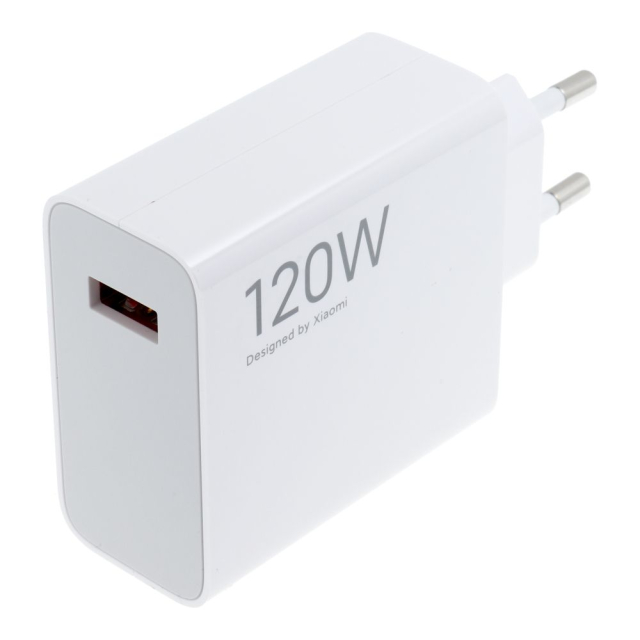 Originální nabíječka XIAOMI USB-A QC3.0 3 A 120 W MDY-14-EE, bílá, volně balená