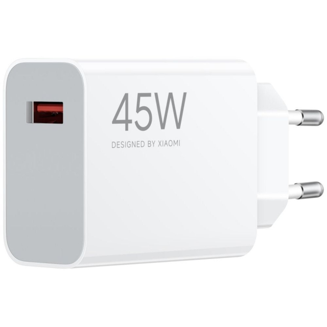 Originální nabíječka XIAOMI USB-A QC3.0 4,1 A 45 W MDY-17-EF, bílá, volně balené kusy