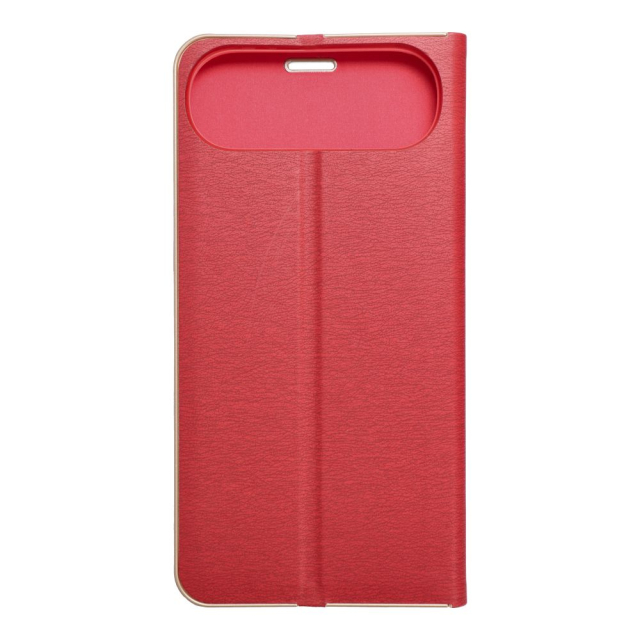 Otočné pouzdro pro iPhone 17 AIR Luna Book, zlatá a červená