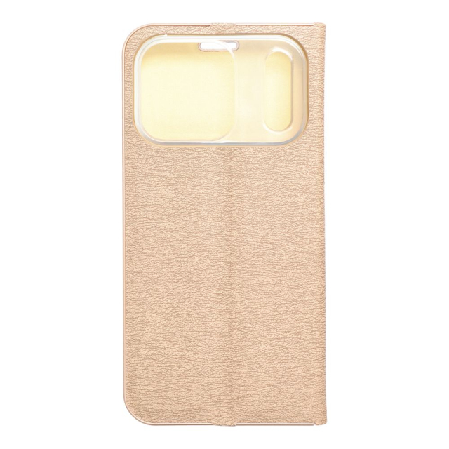 Otočné pouzdro pro iPhone 17 PRO / 18 PRO Luna Book Gold, zlaté