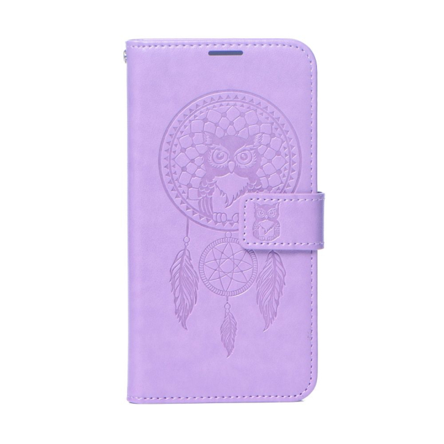 Otočné pouzdro pro iPhone 17 PRO / 18 PRO Mezzo Book, fialová barva „dreamcatcher“