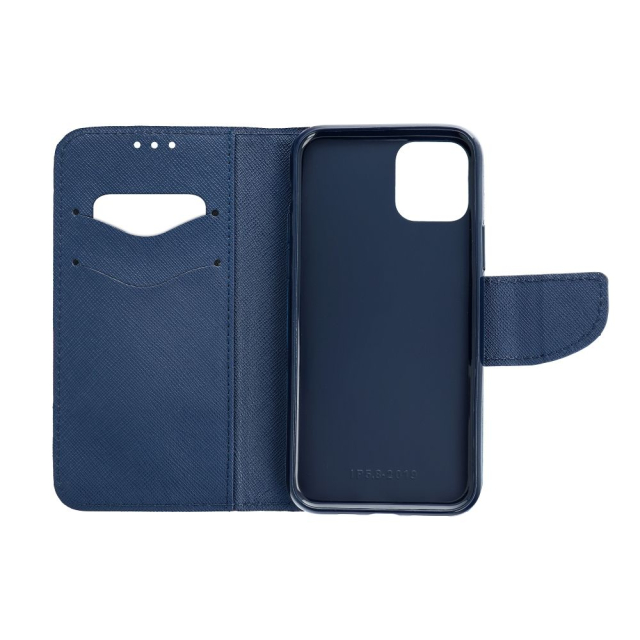 Otočné pouzdro pro Samsung A37 Fancy Book, červené / tmavě modré