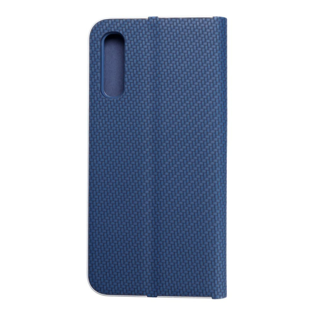 Otočné pouzdro pro Samsung A50 Luna Book Carbon blue