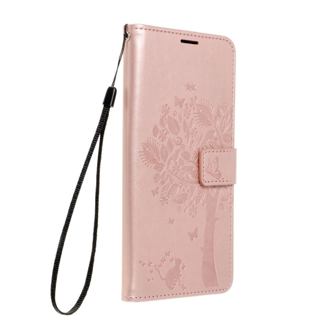 Otočné pouzdro pro Samsung A53 5G Mezzo Book v barvě „tree rose gold“