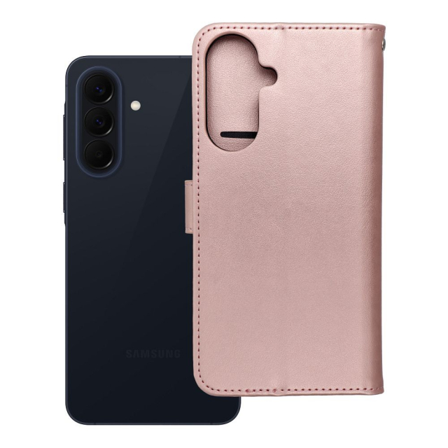 Otočné pouzdro pro Samsung A57 5G Mezzo Book „dreamcatcher“ v barvě růžového zlata