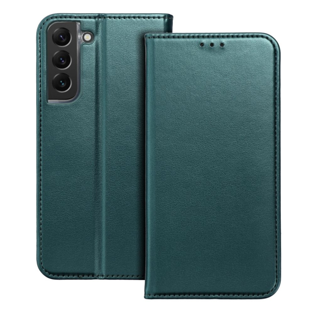 Otočné pouzdro pro Samsung A57 5G Smart Magneto, tmavě zelené