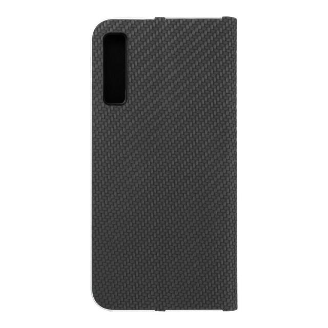 Otočné pouzdro pro Samsung A7 2018 Luna Book, černá barva Carbon