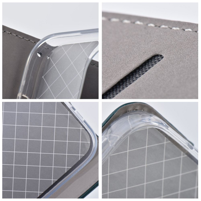 Otočné pouzdro pro Samsung M55 5G Smart Magneto, tmavě zelené