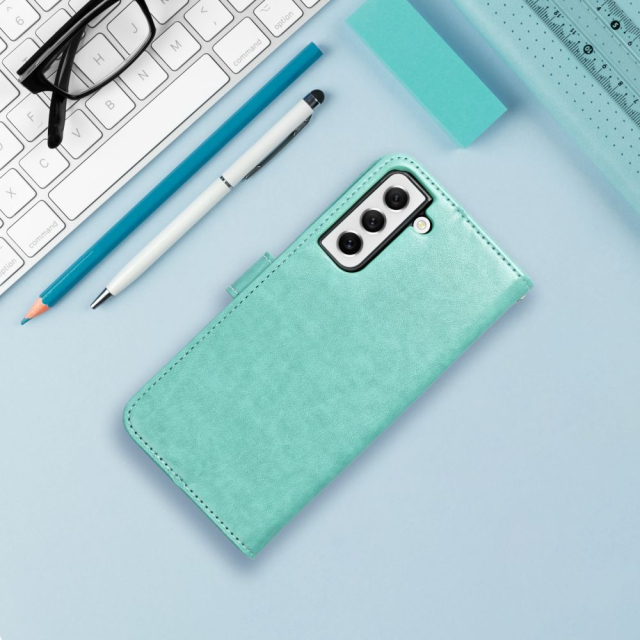 Otočné pouzdro pro Samsung S22 ULTRA Mezzo Book, mandala green