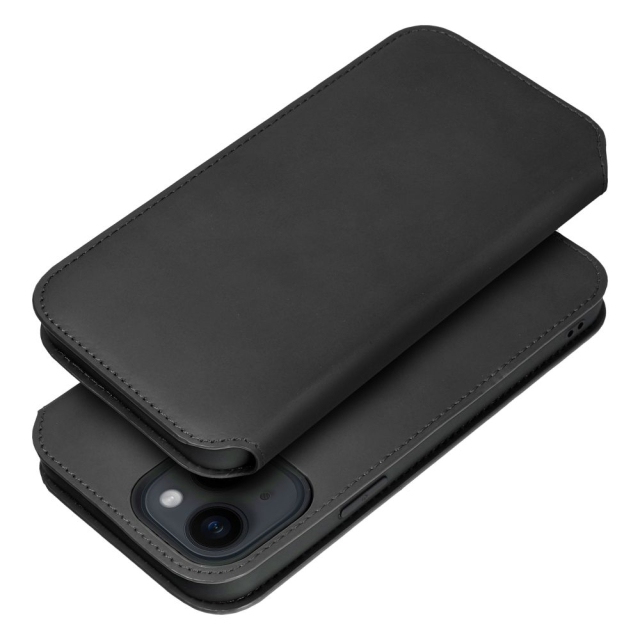 Otočné pouzdro pro Samsung S23 FE Dual Pocket Book, černé