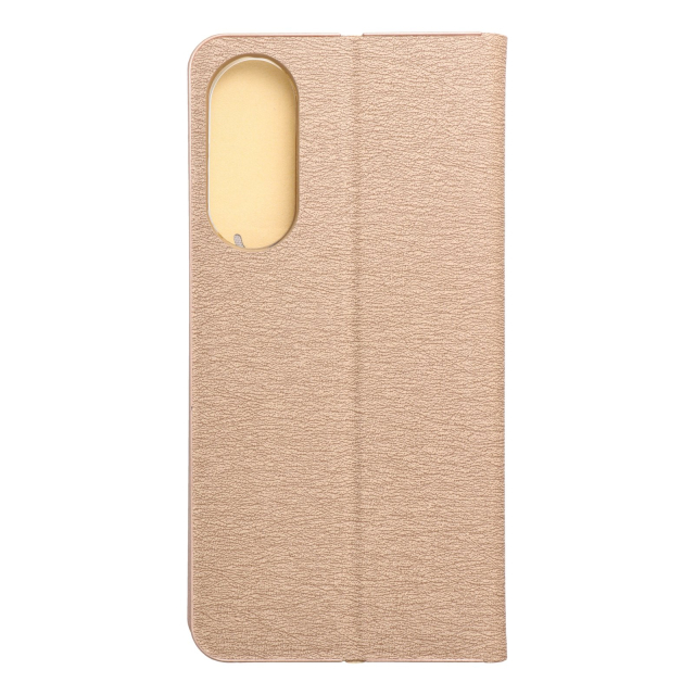 Otočné pouzdro pro Samsung S25 EDGE Luna Book Gold, zlaté