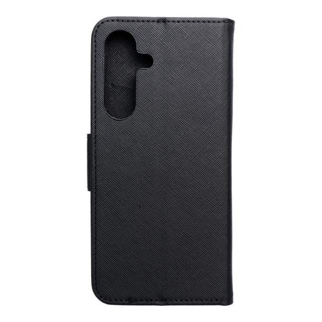 Otočné pouzdro pro Samsung S25 FE Fancy Book, černé