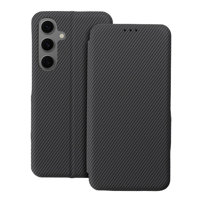 Otočné pouzdro pro Samsung S25 PLUS Folio Side Magnet, šedé