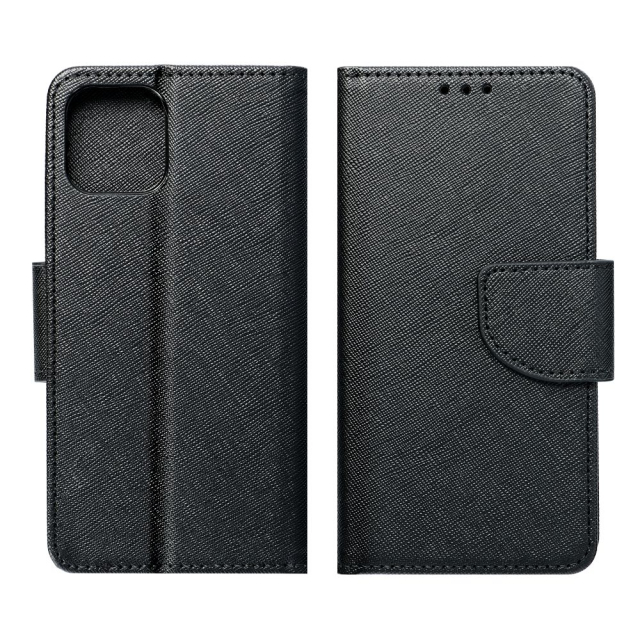 Otočné pouzdro pro Samsung S25 ULTRA Fancy Book, černé