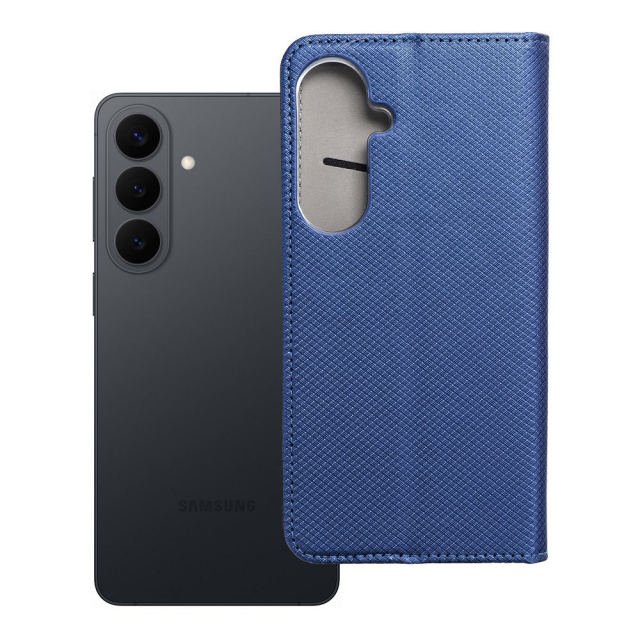 Otočné pouzdro pro Samsung S26 PLUS Smart Case Book, tmavě modré