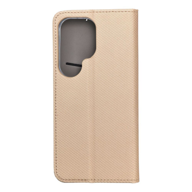 Otočné pouzdro pro Samsung S26 ULTRA Smart Case Book, zlaté