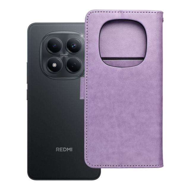 Otočné pouzdro pro Xiaomi Redmi NOTE 14 PRO 4G Mezzo Book, barva „dreamcatcher violet“