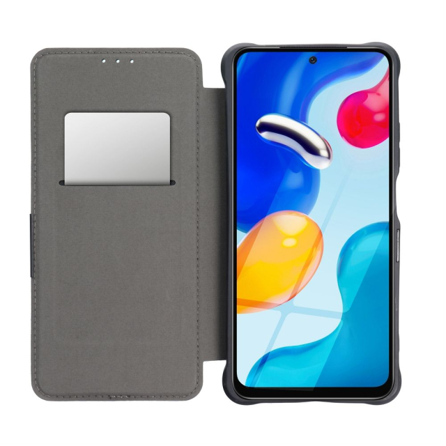 Otočné pouzdro pro Xiaomi Redmi NOTE 14 PRO 4G Razor Book, modré