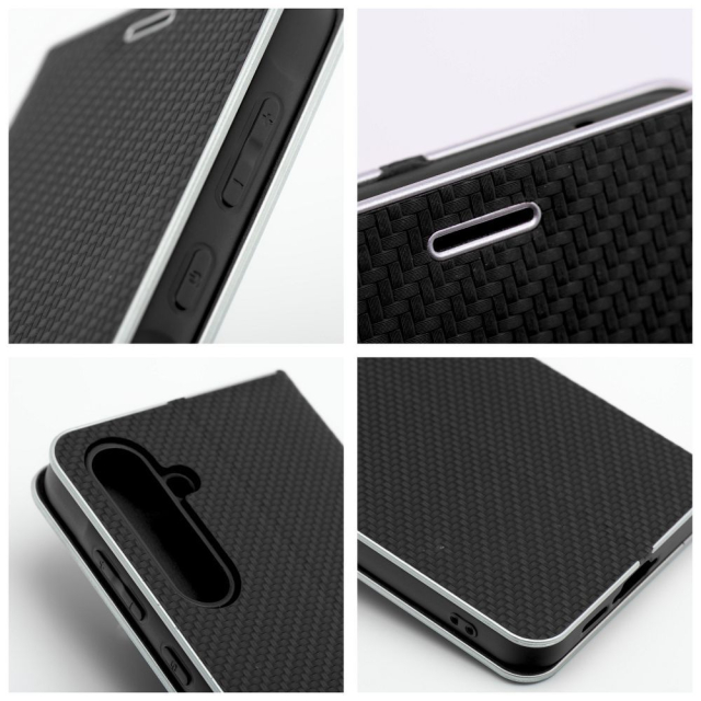 Otočné pouzdro pro Xiaomi Redmi NOTE 14 PRO 5G / 14 PRO PLUS 5G Luna Book, barva Carbon black