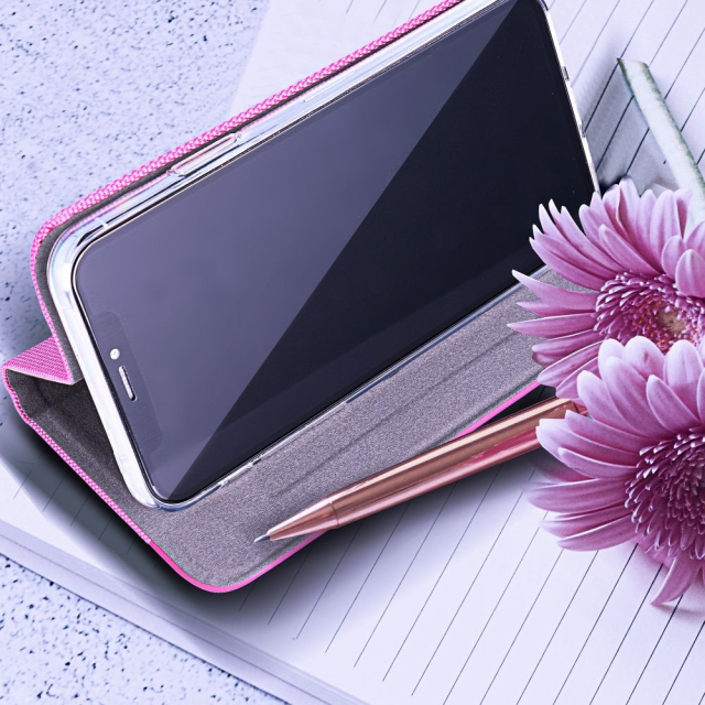 Otočné pouzdro pro Xiaomi Redmi NOTE 14 PRO 5G / 14 PRO PLUS 5G Sensitive Book, růžové