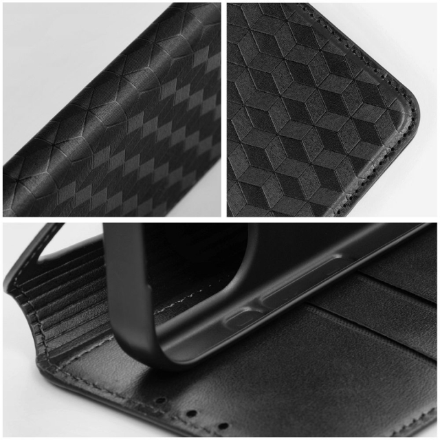 Otočné pouzdro pro Xiaomi Redmi NOTE 15 5G Cubic Book, černé