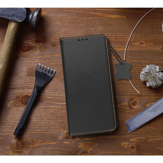 Otočné pouzdro pro Xiaomi Redmi NOTE 15 5G Smart Pro Book, kožené, černé