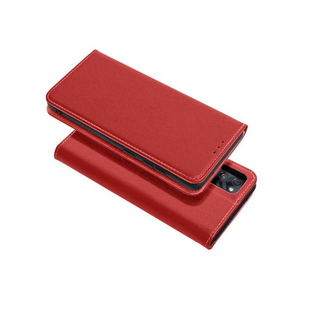 Otočné pouzdro pro Xiaomi Redmi NOTE 15 5G Smart Pro Book, kožené, vínové