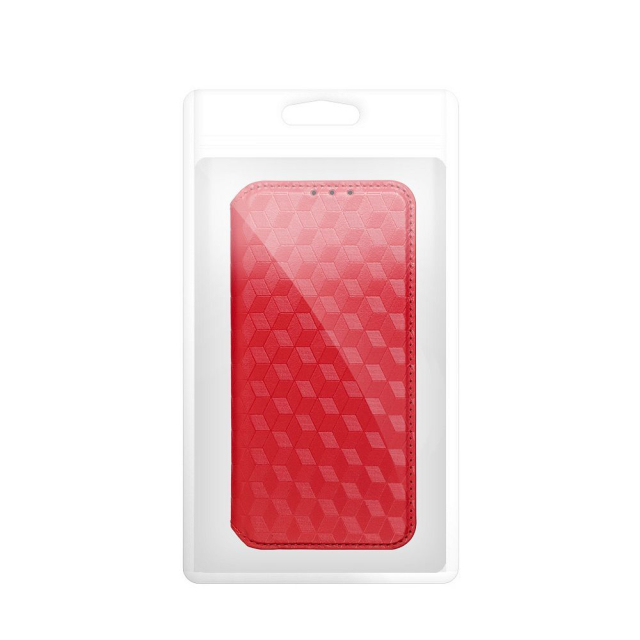 Otočné pouzdro pro Xiaomi Redmi NOTE 15 PRO 4G Cubic Book, červené