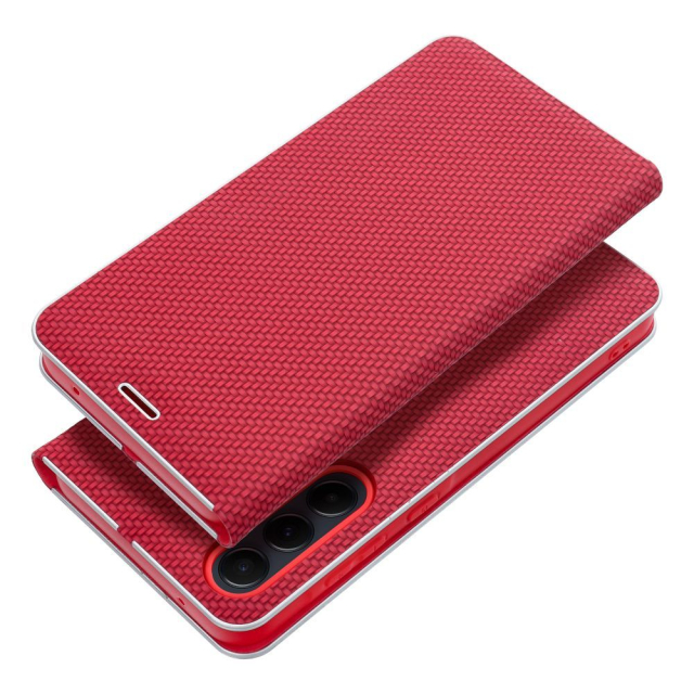 Otočné pouzdro pro Xiaomi Redmi NOTE 15 PRO 5G Luna Book Carbon red