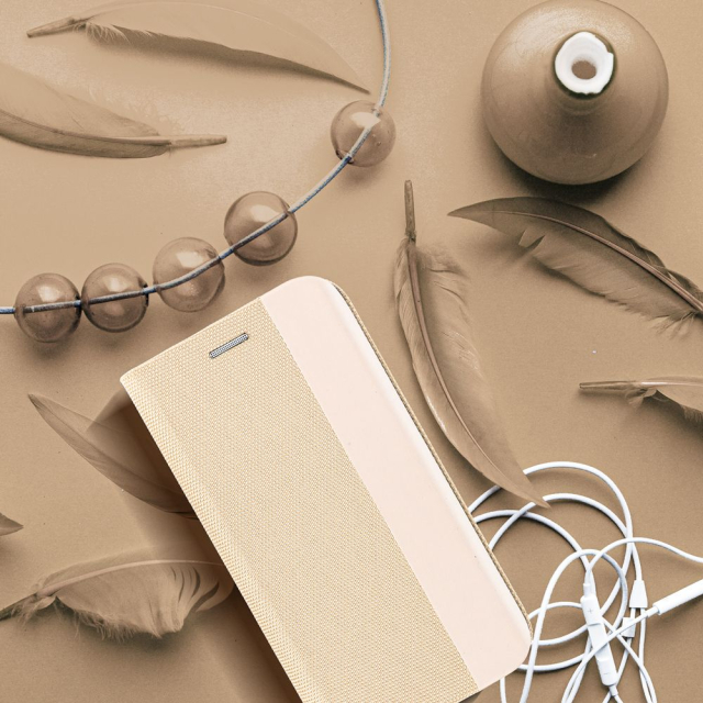 Otočné pouzdro pro Xiaomi Redmi NOTE 15 PRO 5G Sensitive Book, zlaté